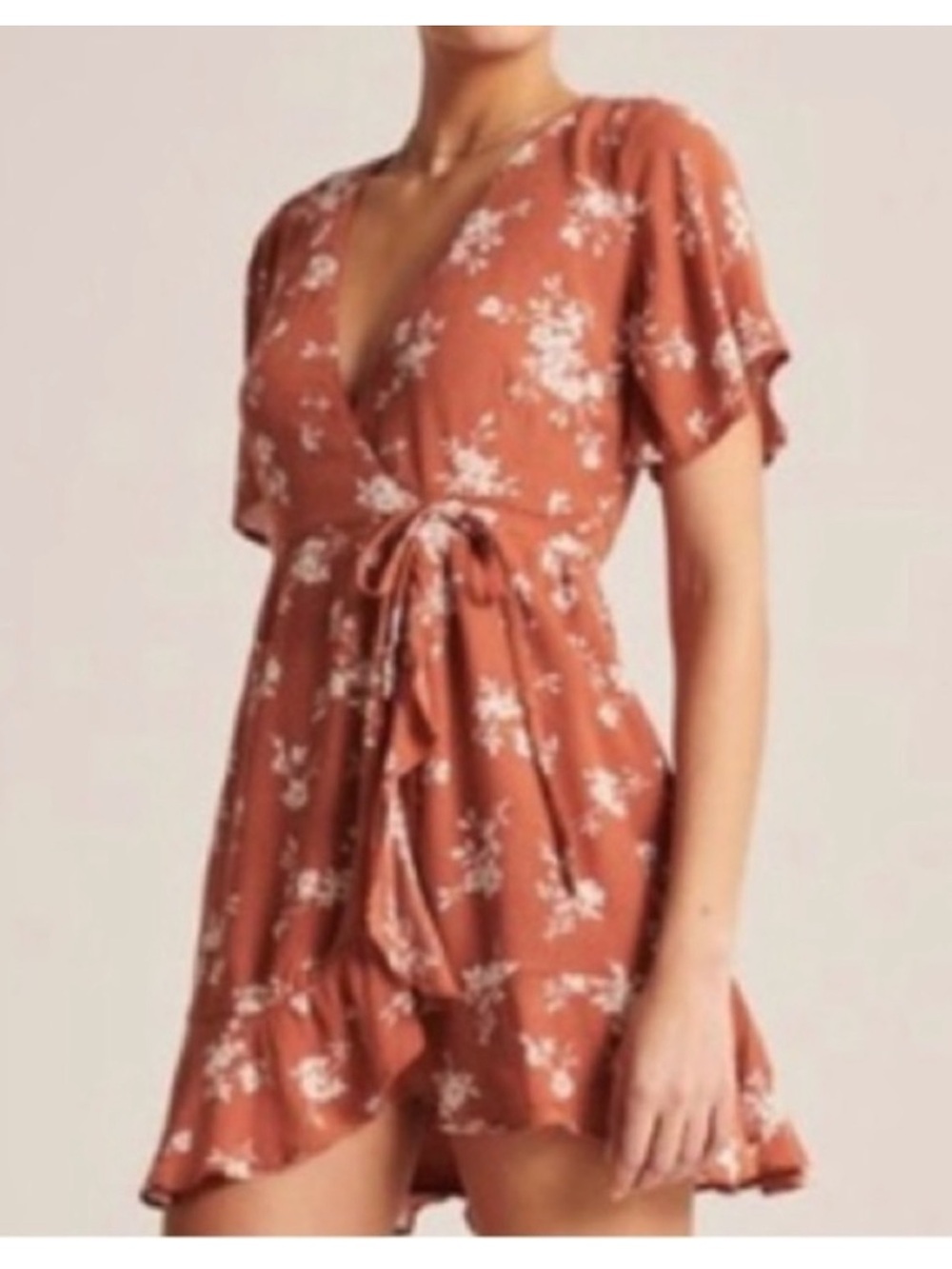 Abercrombie and Fitch Floral Wrap Dress